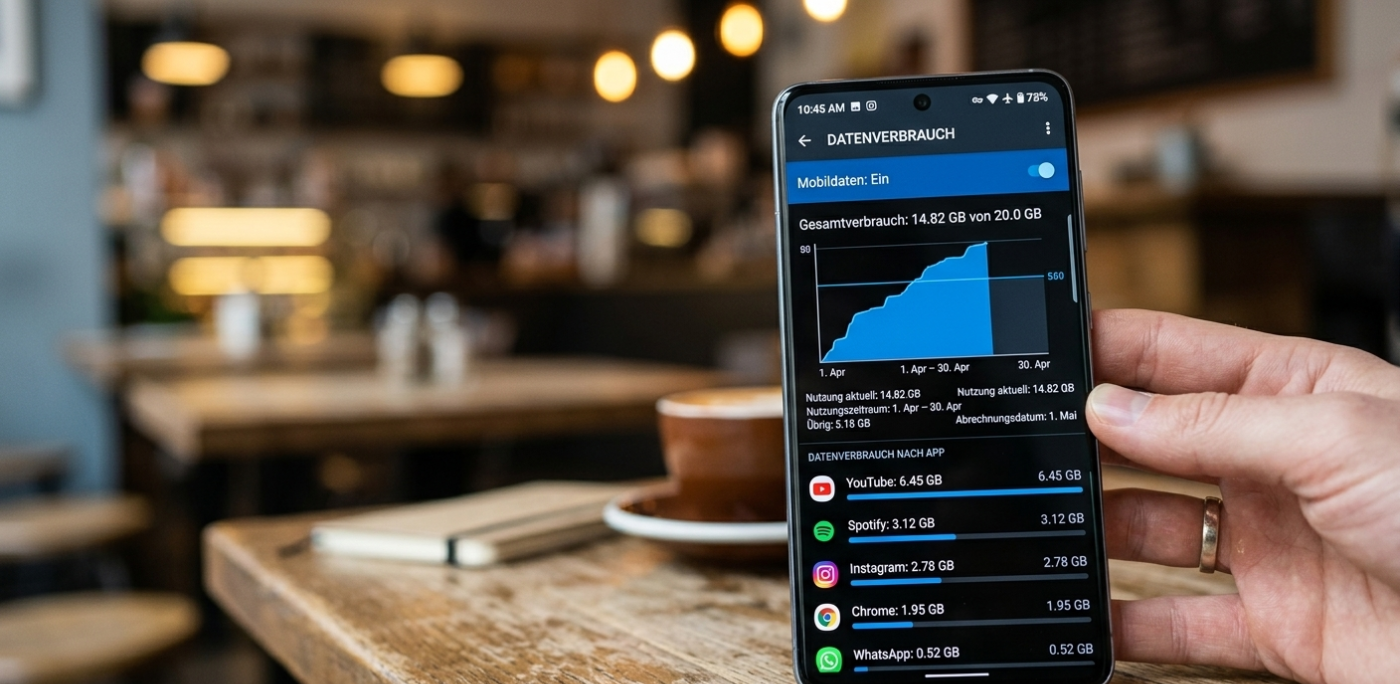 Bei Android den Datenverbrauch messen – So einfach gehts