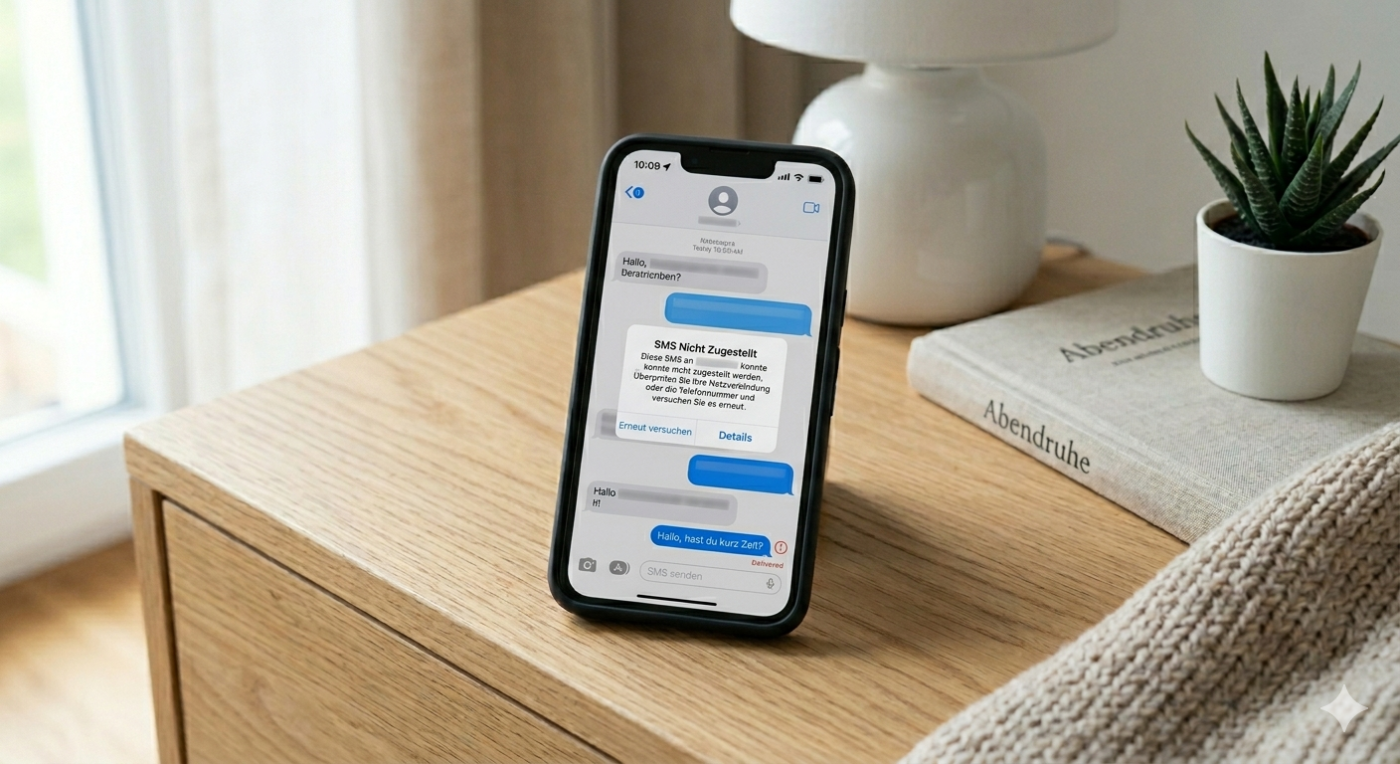 iPhone Fehlermeldung „SMS nicht zugestellt“ – das kann man tun