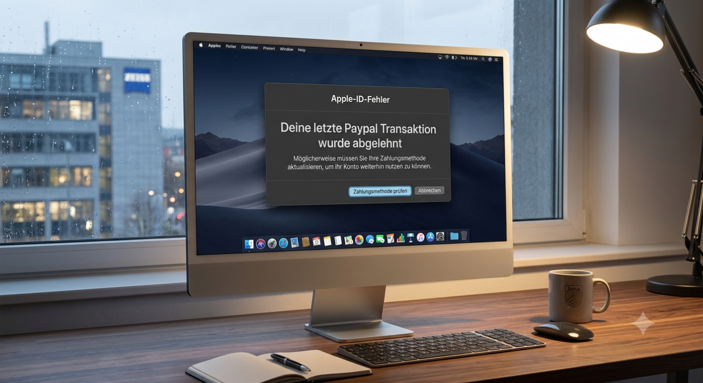[GELÖST] Apple Fehlermeldung: „Deine letzte Paypal Transaktion wurde abgelehnt“