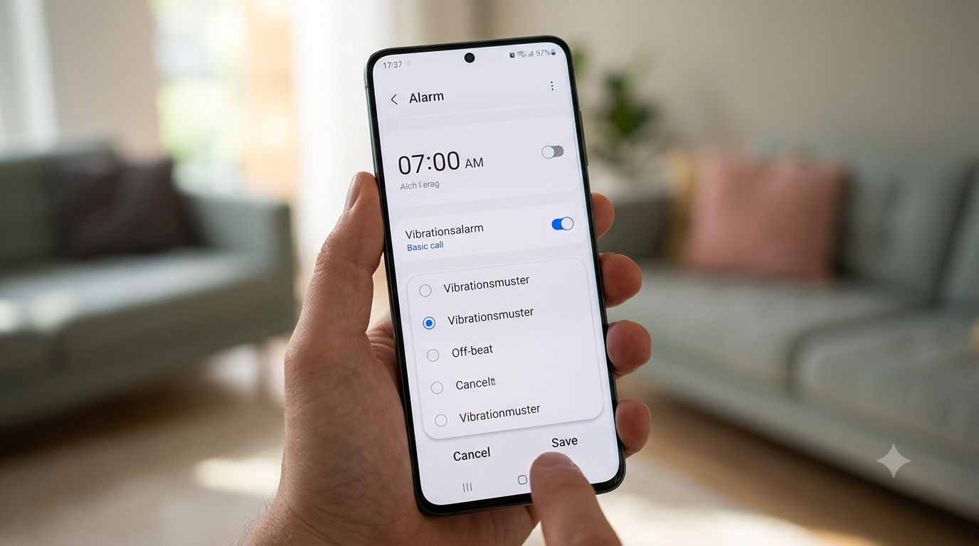 Samsung – Vibration und Vibrationsalarm deaktivieren