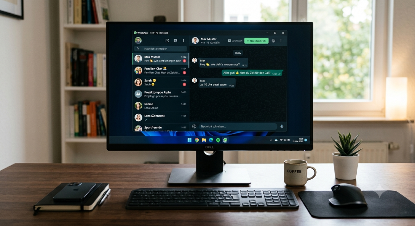 So nutzt man WhatsApp auf dem Tablet oder Computer