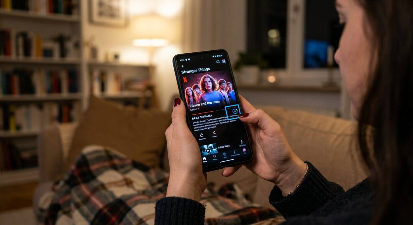 Sendung von Netflix herunterladen – So geht es bei Handys und Smartphones