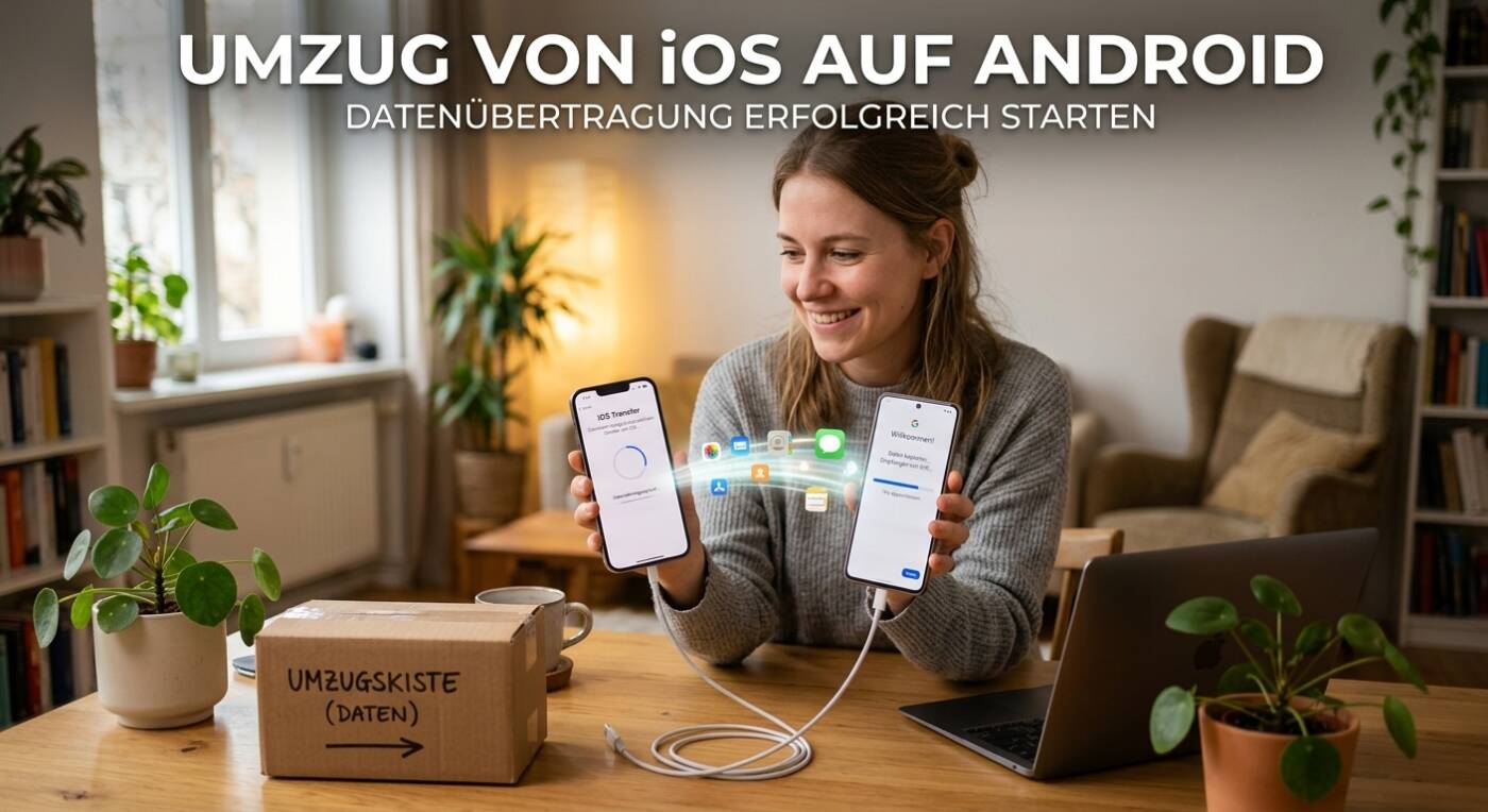 Umzug von iOS auf Android – so geht es am einfachsten