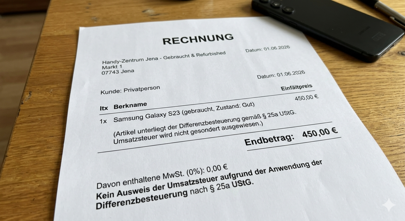 Differenzbesteuerung bei Handys: das sollte man beachten