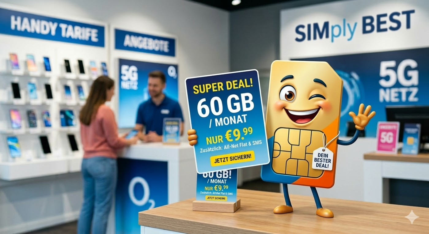Preissturz bei Happy SIM: 60 GB 5G für unter 10 Euro