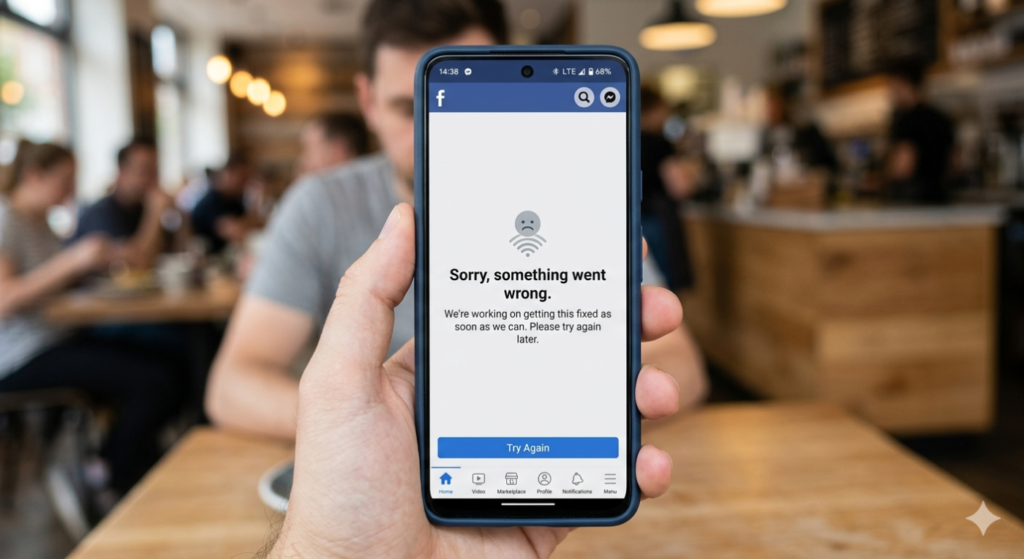 Facebook: So behebt man die "Sorry, something went wrong" Fehlermeldung ...